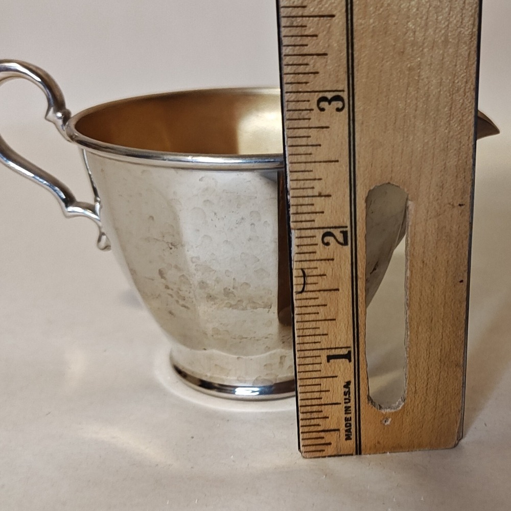 VTG MB Means Best Creamer & Lidded Sugar Bowl MCM 691 Manning Bowman Silver Pl - Picture 12 of 13